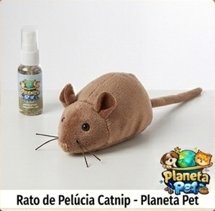 Rato de Pelúcia Catnip